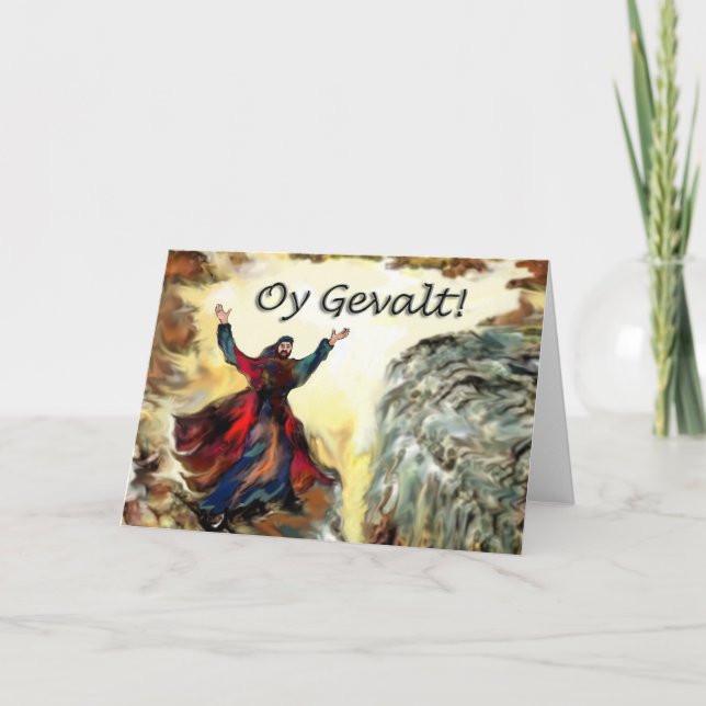 Moses Oy Gevalt! Kort (Framsida)