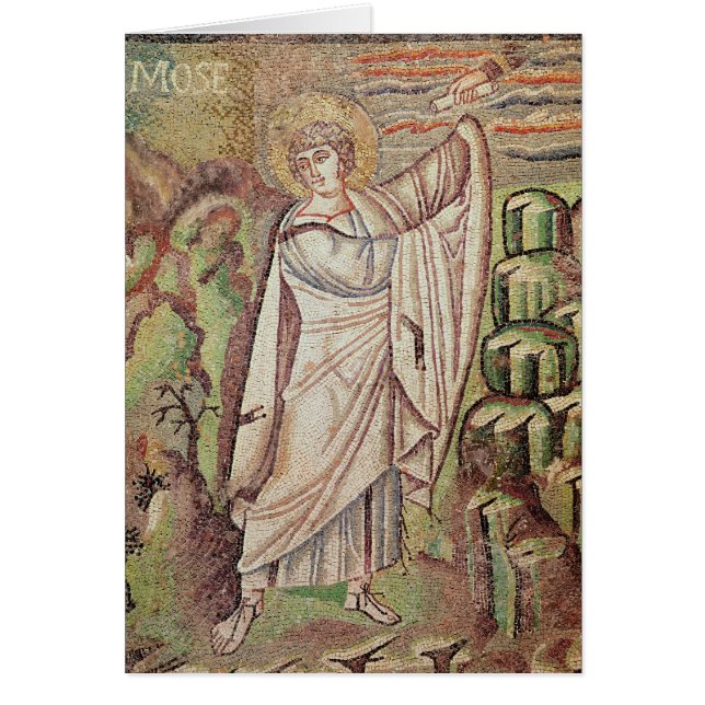 Moses på Mount Sinai Hälsningskort (Framsidan)