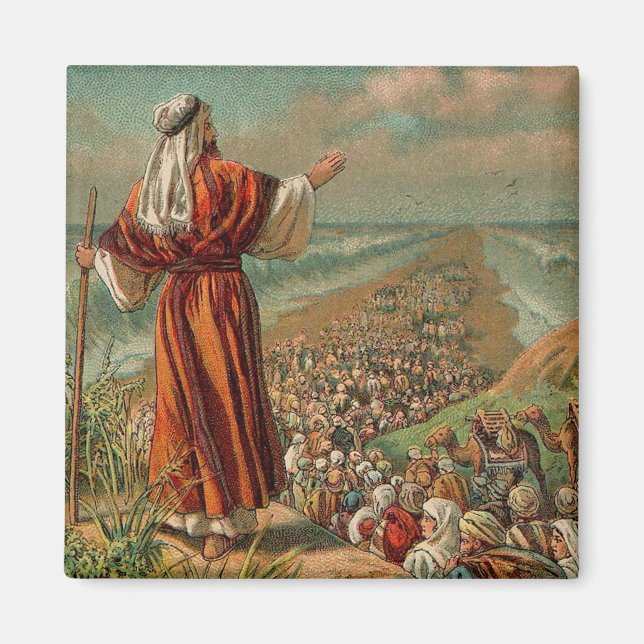 Moses Parts Red Sea Magnet (Framsidan)