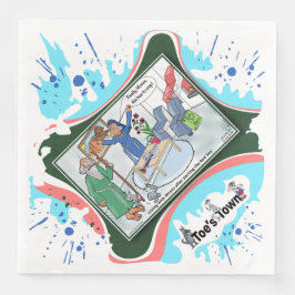 Moses Parts The Living Room | Retirement Dinner Pappersservett