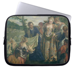 Moses räddade från Nilen, 1580 (olja på kanfas) Laptop Fodral