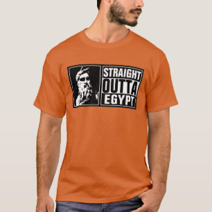 Moses Rakare Outta Egypten White-Logotyp T Shirt