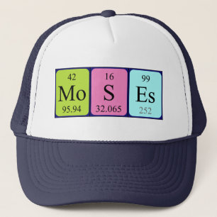 Moses regelbundna hatt i bord namn keps