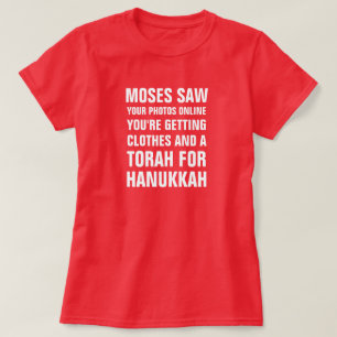 Moses sågar dina on-line foto dig får beklär tee shirt