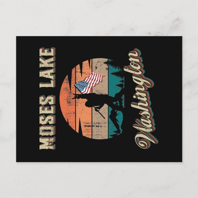 Moses Sjö Washington Vykort (Framsida)