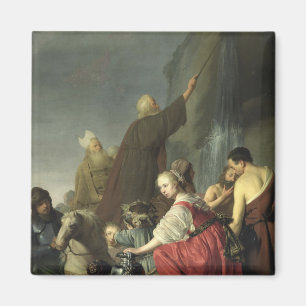 Moses slå vatten från stenen magnet