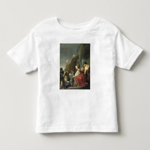 Moses slå vatten från stenen t-shirt