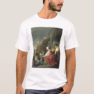 Moses slå vatten från stenen tee shirt