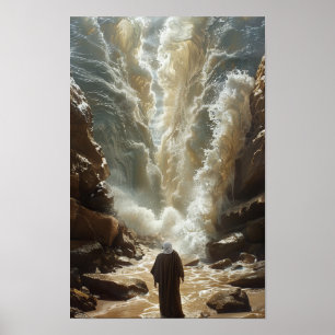 Moses Splittring av havet - Religiösan Poster