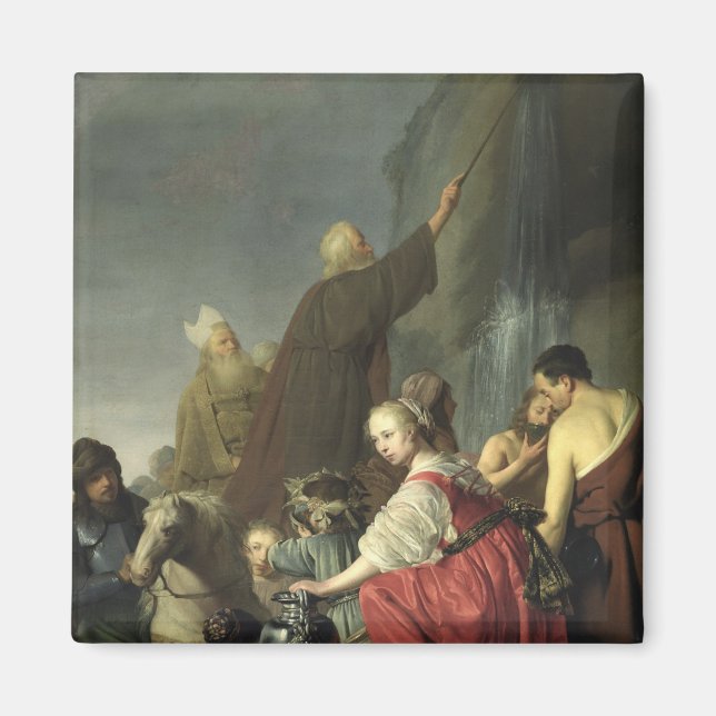 Moses Striking Vatten från Sten Magnet (Framsidan)