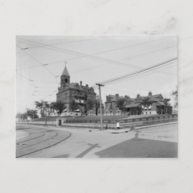 Moses Taylor Hospital Scranton Pa. Vykort (Framsida)