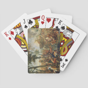 Moses Teckning Vatten från Sten (olja på arbetsyta Casinokort