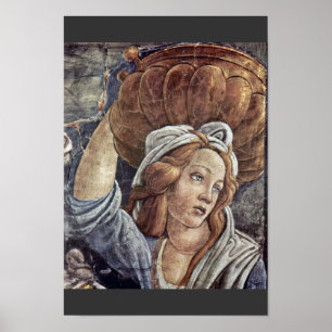 Moses ungdom, närmare bestämt av Botticelli Sandro Poster