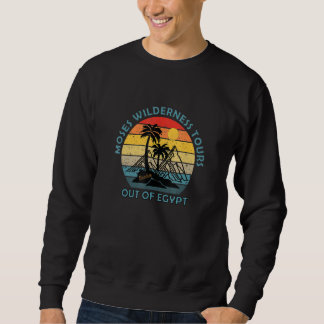 Moses Wilderness Tours flyter ut ur Egyptenens ökn Lång Ärmad Tröja