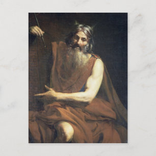Moses with the Tablets of the Law, 1627-32 Vykort