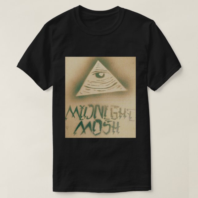 Mosh Monstar utrustar T Shirt (Design framsida)