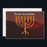 Moshe's Menorah Inbjudningar<br><div class="desc">I Torah Moshe Rabbenu sägs: "Du ska göra en Menorah av rent guld, som blir slagen, ska Menorah vara gjord, dess bas, dess gren, dess gåbletter, dess knoppar, och dess blommor ska härledas från den, " [Shmot 25:31] och senare, "Se och konstruera, enligt den form som du visas på berget."...</div>
