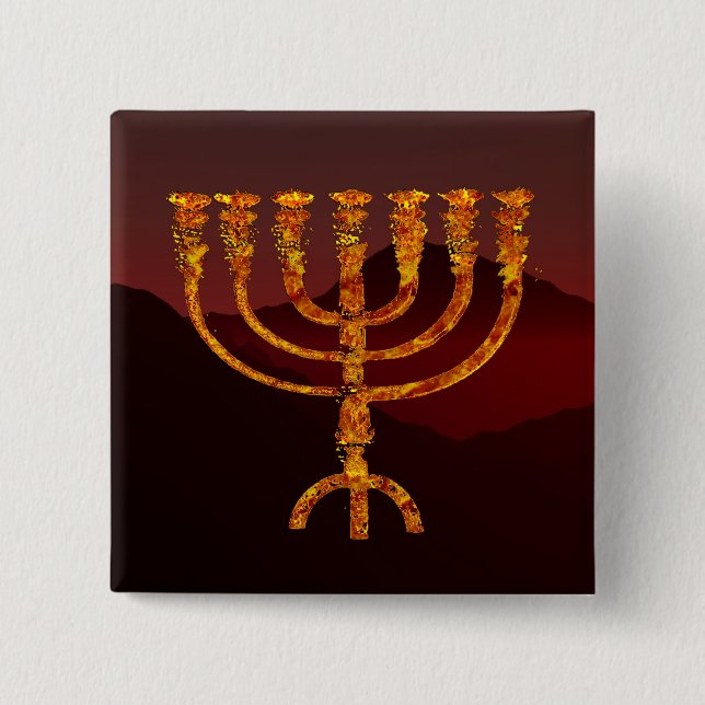 Moshe's Menorah Knapp (Framsida)