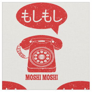 Moshi Moshi Japansk språktelefon Tyg