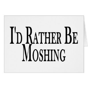 Moshing ganska hälsningskort