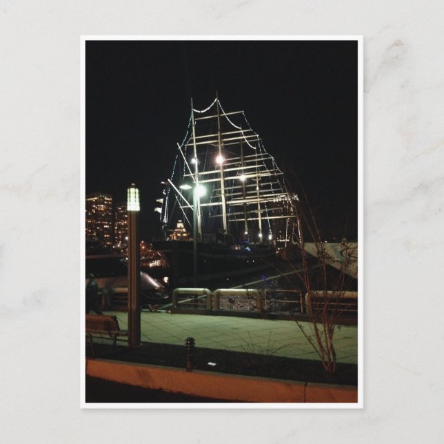 Moshulu på Penns landande Philadelphia Vykort (Framsida)