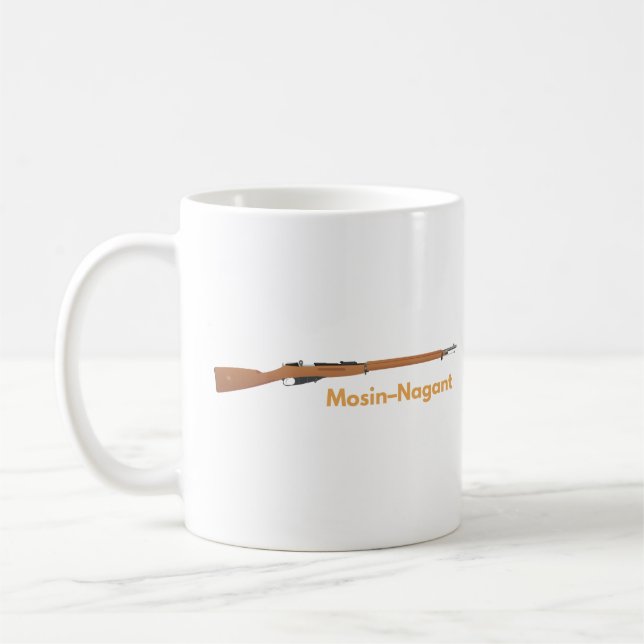 Mosin-Nagant Rifle Kaffemugg (Vänster)