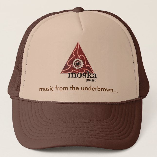 Moska logotyp 02, musik från underbrownen… truckerkeps (Framsida)