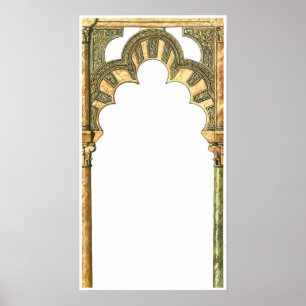 Moské av Cordoba Spanien. Caliphatebåge Poster
