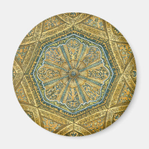 Moské av Cordoba Spanien. Mihrabcupola Magnet