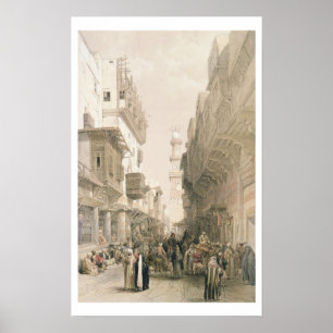 Moské El Mooristan, Cairo, från "egypten och Nubia Poster
