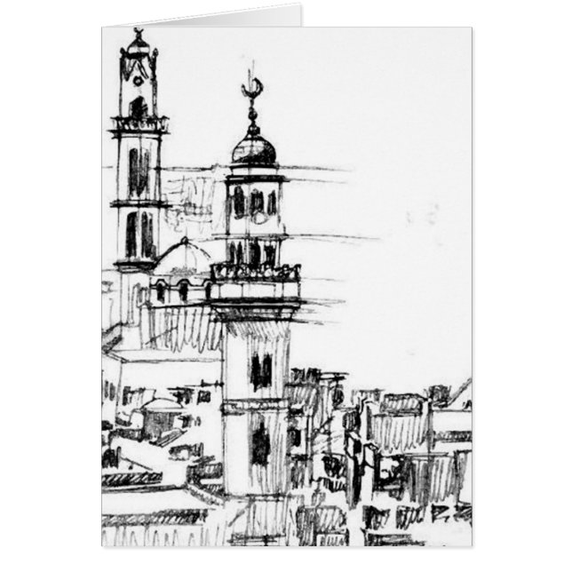 Moské två hälsningskort (Framsidan)