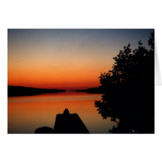 Moskey Basin i Sunrise Hälsningskort