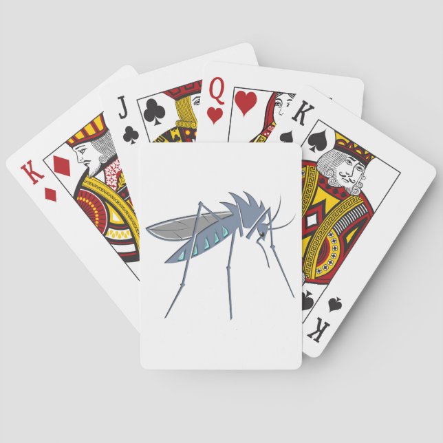 Moskito mosquito spel kort (Baksidan)