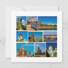 Moskva-arkitekturens platta kort i Moskva City Kre