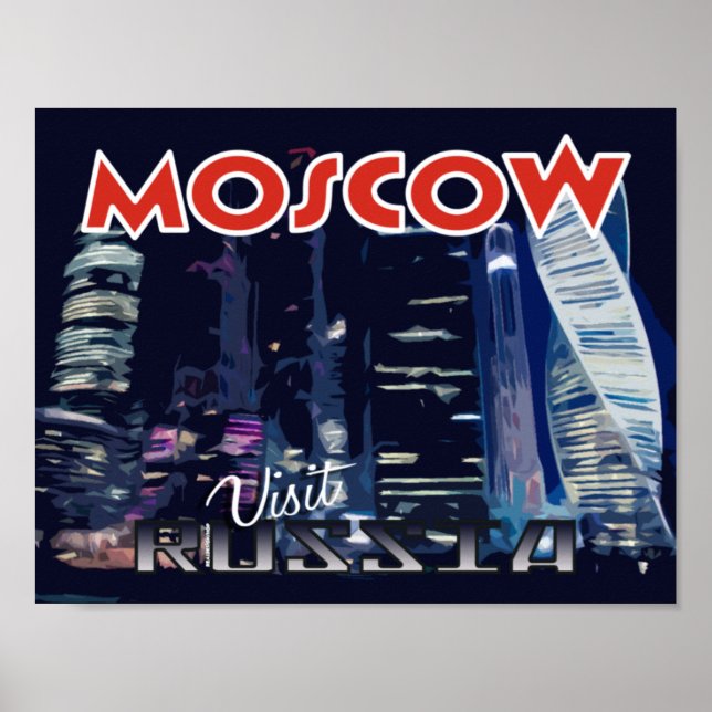 Moskva, besök Ryssland.. Poster (Framsidan)