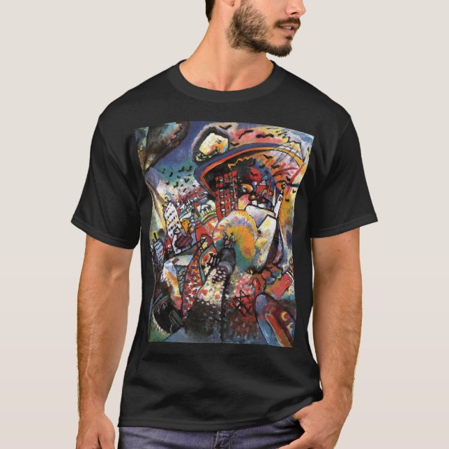 Moskva I 1916 - Wassily Kandinsky T Shirt (Framsida)