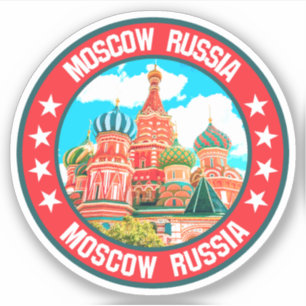 Moskva Klistermärken