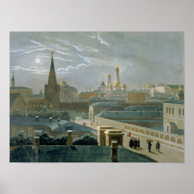 Moskva-Kreml, 1840-talet Poster (Framsidan)