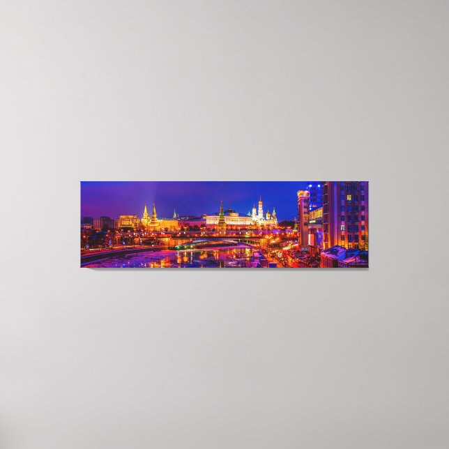 Moskva Kreml Panorama Canvastryck (Framsida)