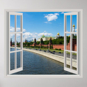 Moskva Kremlin Poster