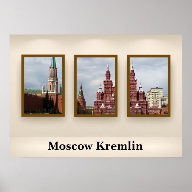 Moskva Kremlin Poster (Framsidan)