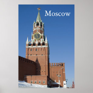 Moskva Kremlin Poster