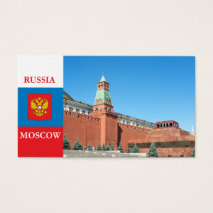 Moskva Kremlin Visitkort
