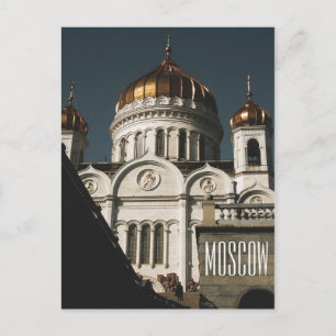 Moskva Kristi Savior Church City Architecture Vykort