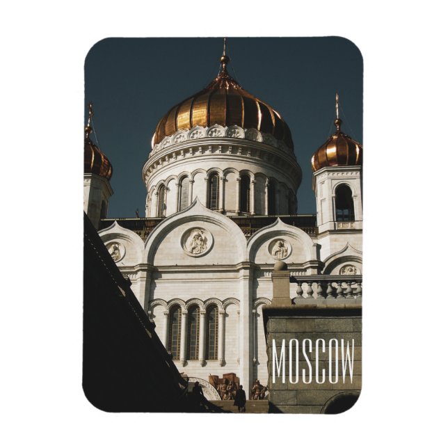 Moskva Kristus Katedralarkitekturen i Savior Magnet (Vertikal)