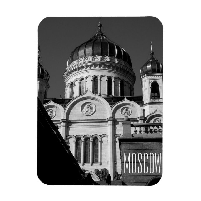 Moskva Kristus Katedralarkitekturen i Savior Magnet (Vertikal)