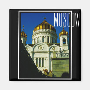 Moskva Kristus Katedralarkitekturen i Savior Magnet
