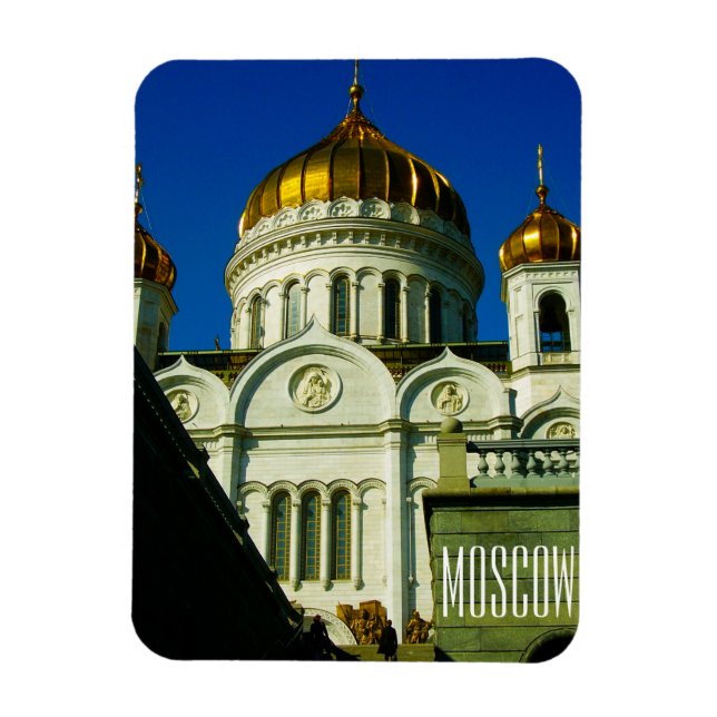 Moskva Kristus Katedralarkitekturen i Savior Magnet (Vertikal)