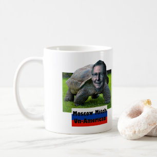 Moskva Mitch är Unamerikan, Turtle, Flagga, ZFJ Kaffemugg