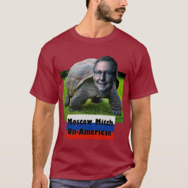 Moskva Mitch är Unamerikan, Turtle, Flagga, ZFJ T Shirt